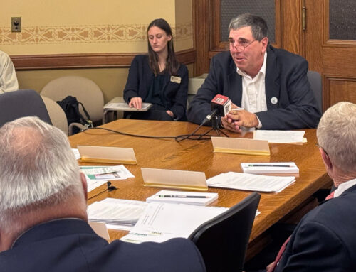 Wisconsin Soybean Association president testifies on benefits of soyfoam